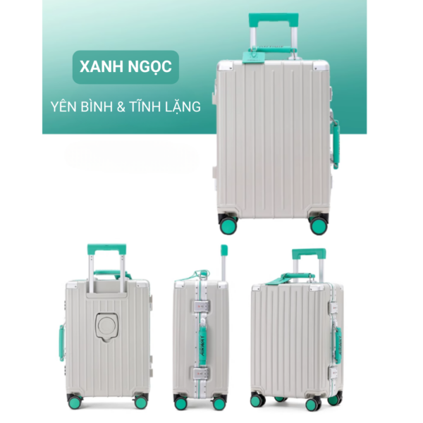 Airway Luggage Khung Nhôm PC Có Khay Để Ly - AW012 - Màu Đen - Hình ảnh 25