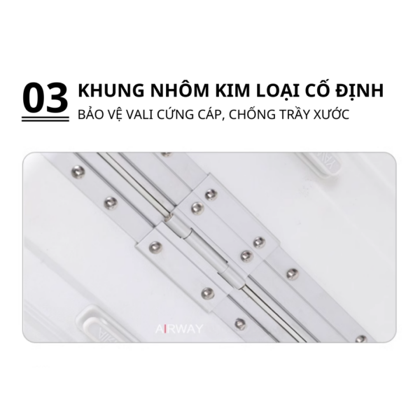 Airway Luggage Khung Nhôm PC Có Khay Để Ly - AW012 - Hình ảnh 27